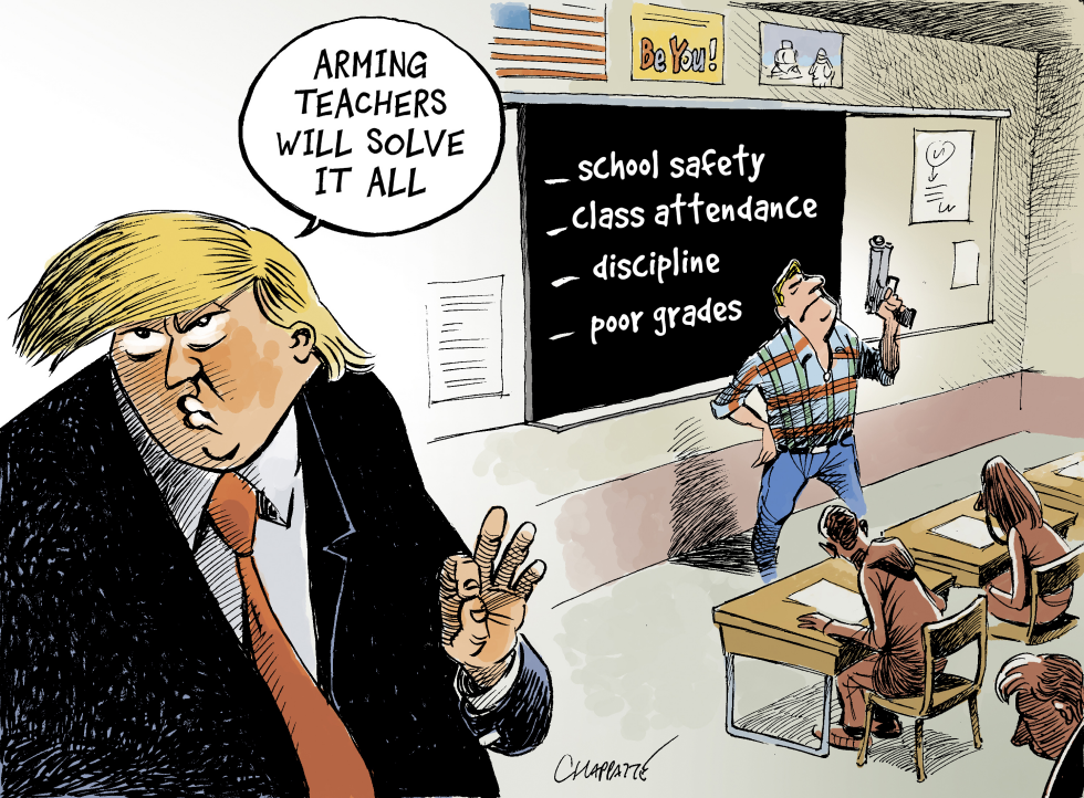 Weapons for teachers