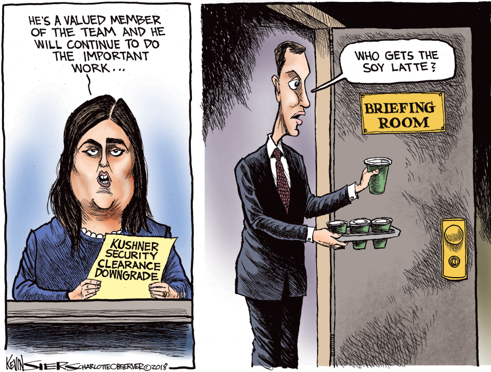  JARED'S SECURITY DOWNGRADE by Kevin Siers