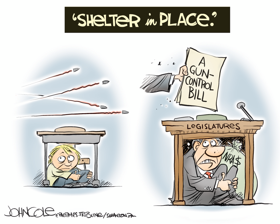 Taking cover