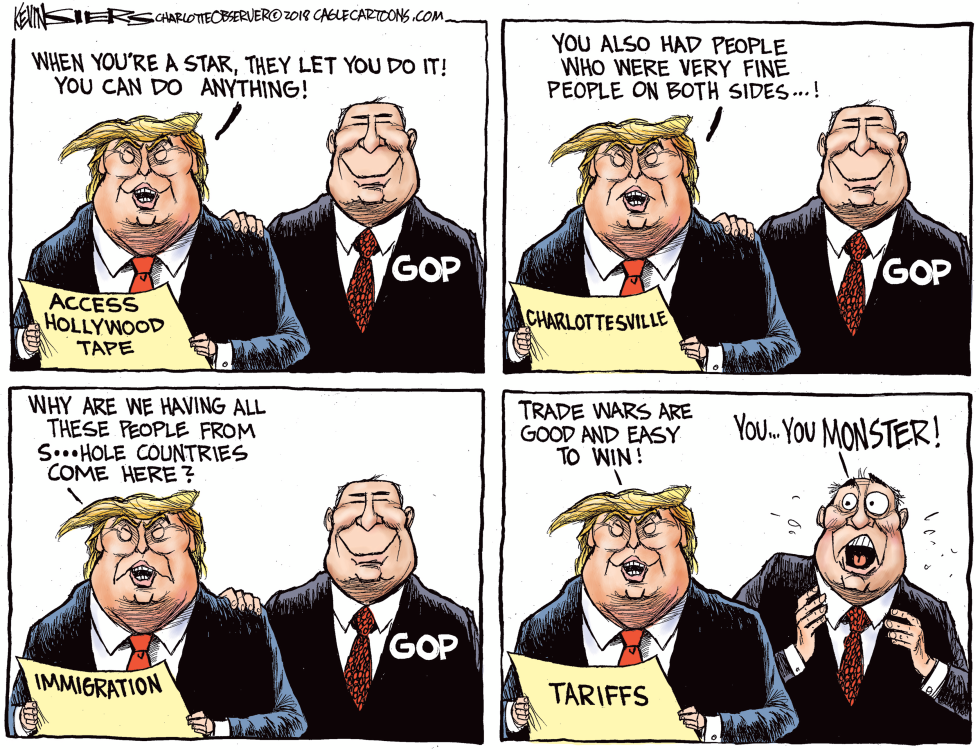  TRUMP'S TARIFF TREACHERY by Kevin Siers