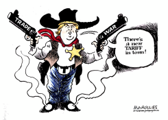 TRUMP TRADE WAR  by Jimmy Margulies