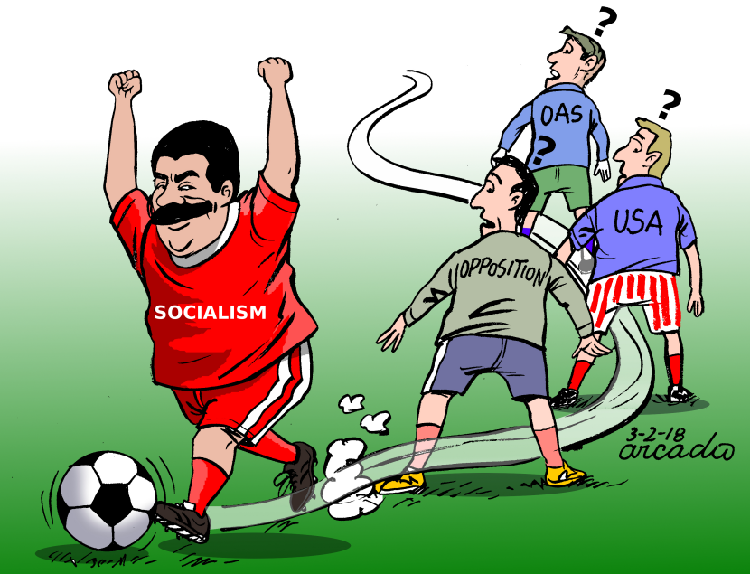 Maduro is playing with all