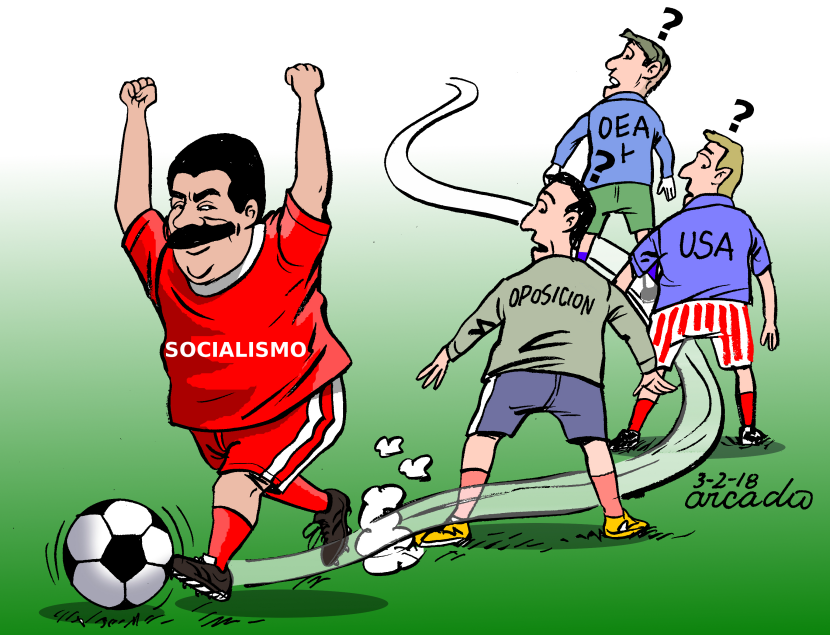 Maduro juega con todos