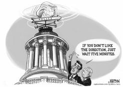 TRUMP WEATHERVANE by R.J. Matson