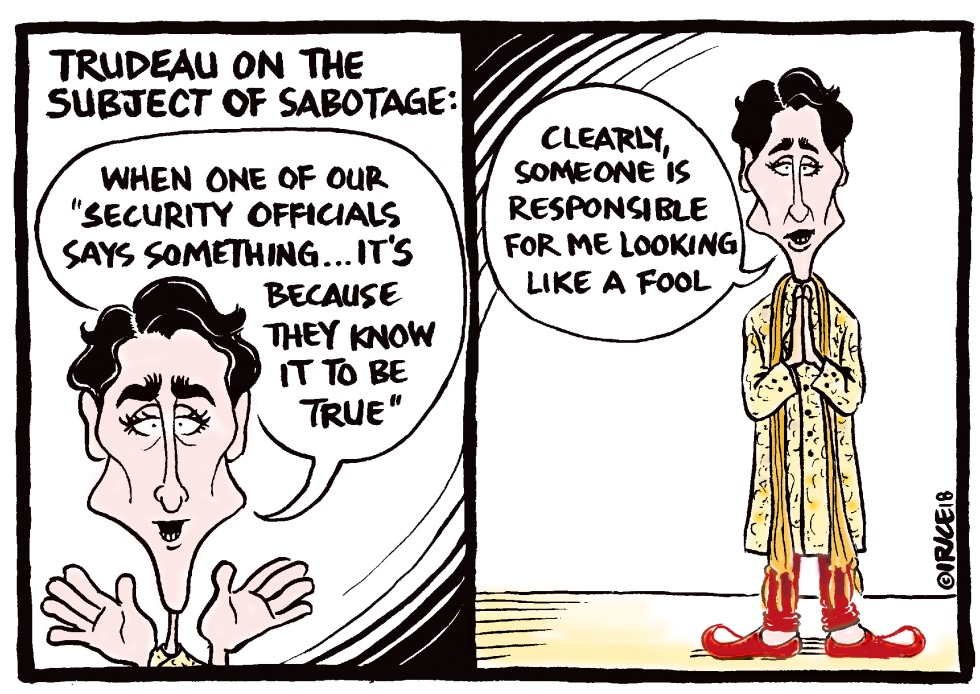 Trudeau On The Subject of Sabotage