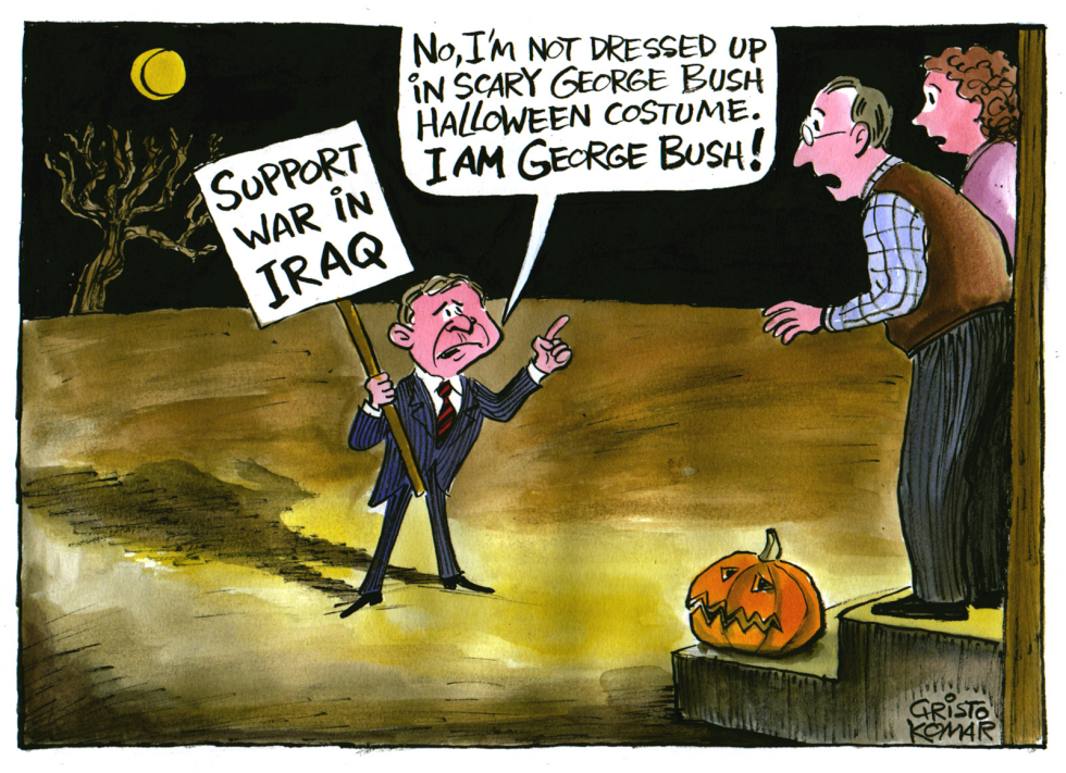 Bush's Halloween Costume - COLOR