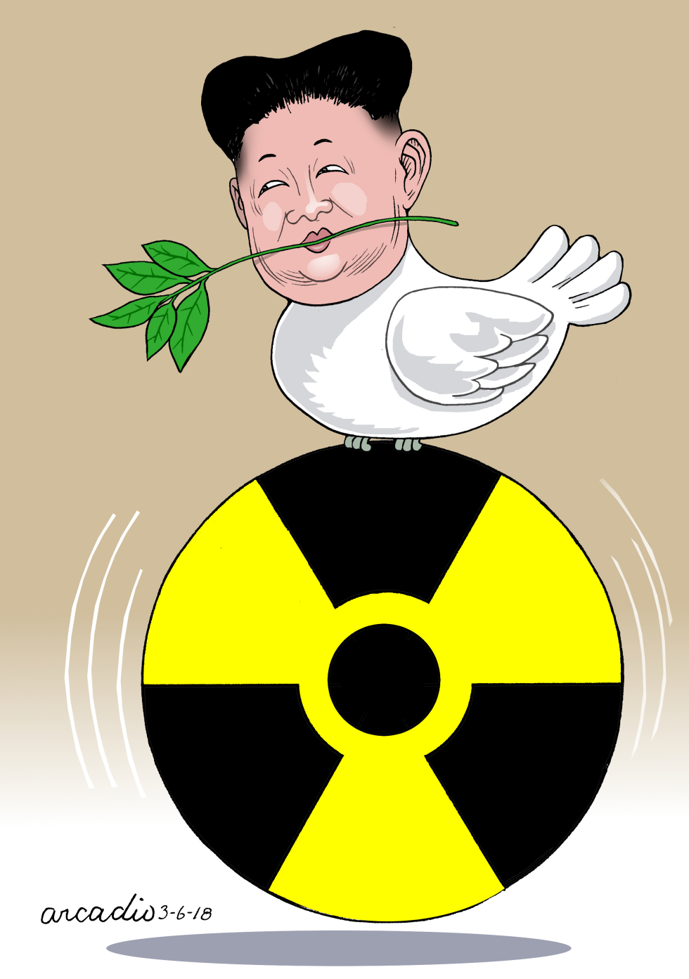  THE PEACE OF KIM JONGUN/LA PAZ DE KIM by Arcadio Esquivel