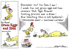 GREEN EGGS AND HAM by Zapiro