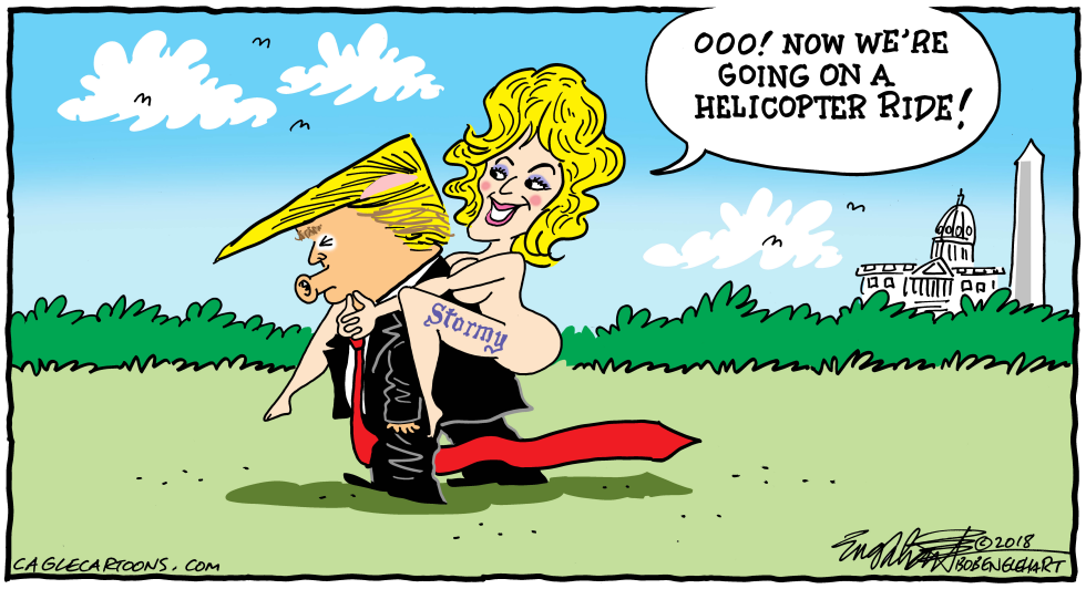  STORMY DANIELS by Bob Englehart