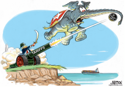 REPUBLICANS TRY TO STOP TRUMP TARIFFS by R.J. Matson
