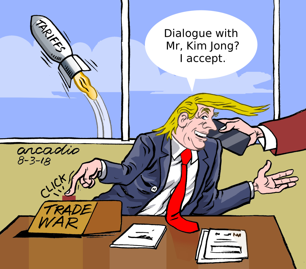 Trump accepts talks with Kim Jongun