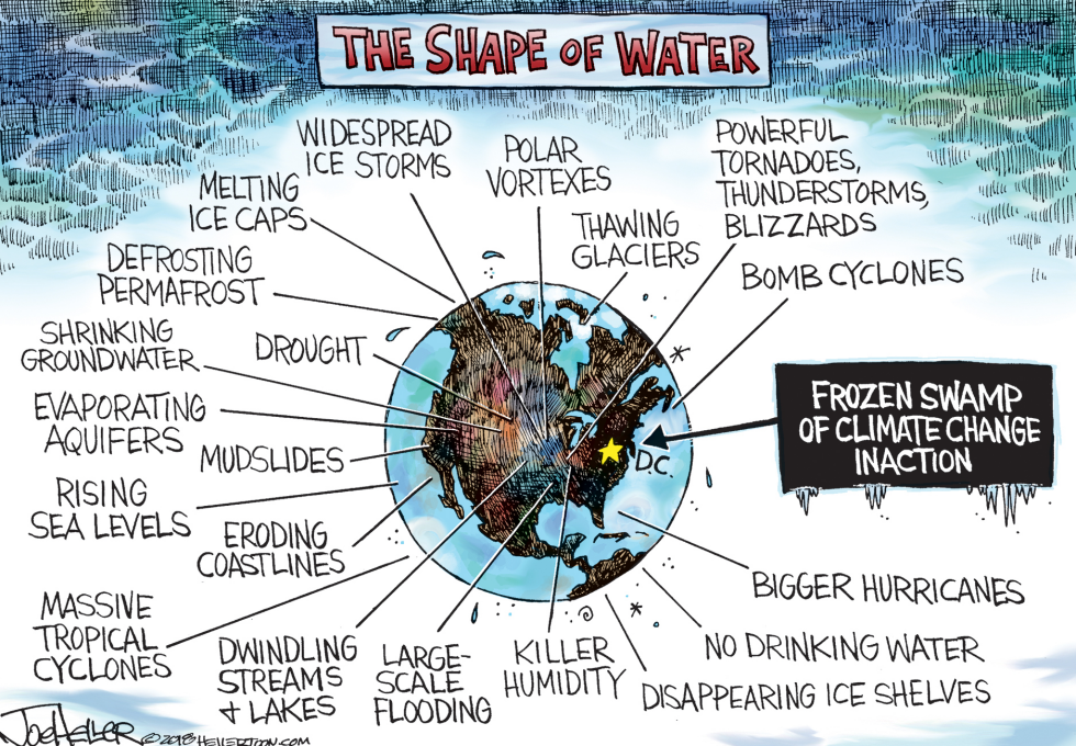 The shape of water