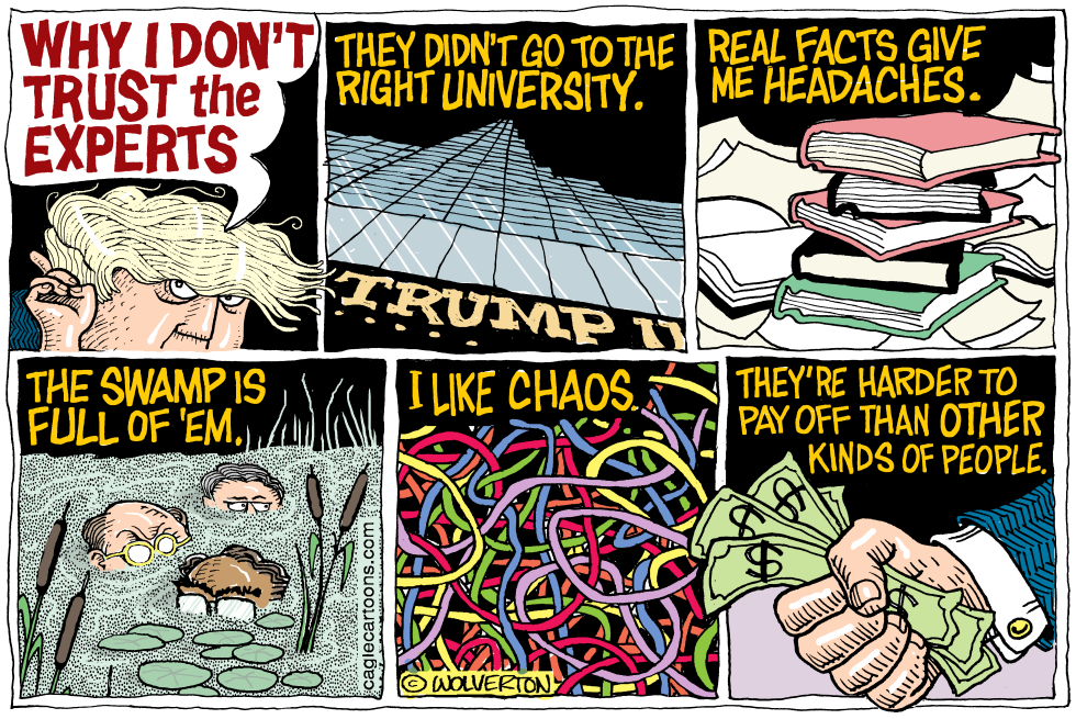 Why Trump Doesn't Trust Experts