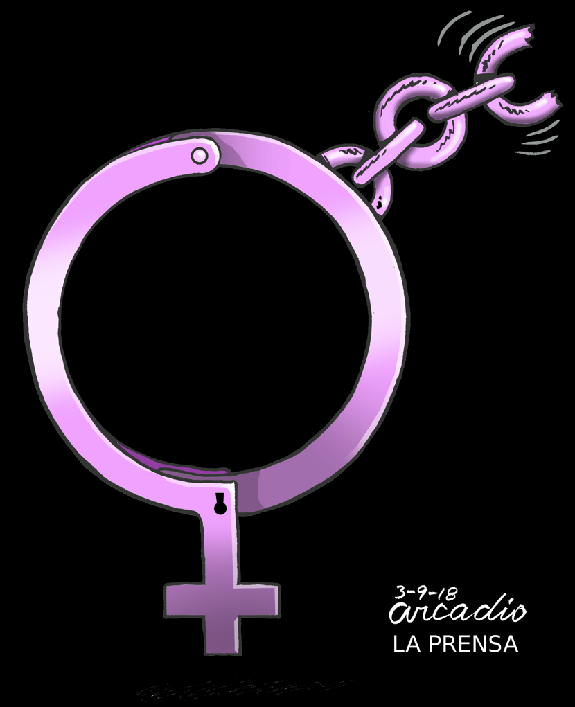 The emancipation of women/La emancipación de la mujer.