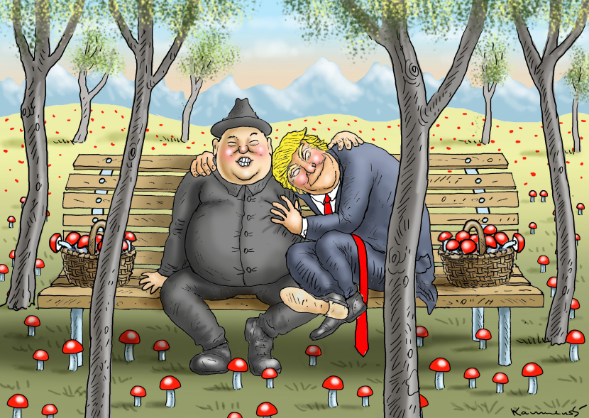 Red Button Springtime