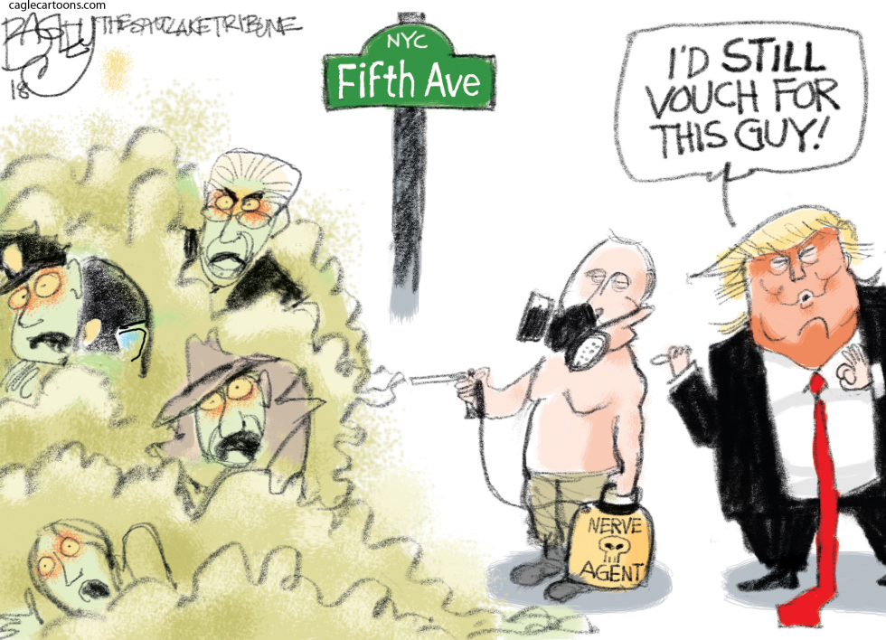  PUTIN ON FIFTH by Pat Bagley