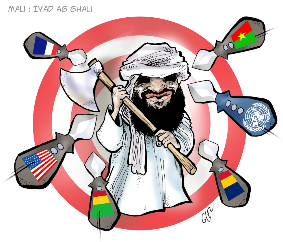 Iyad Ag Ghali Cartoons