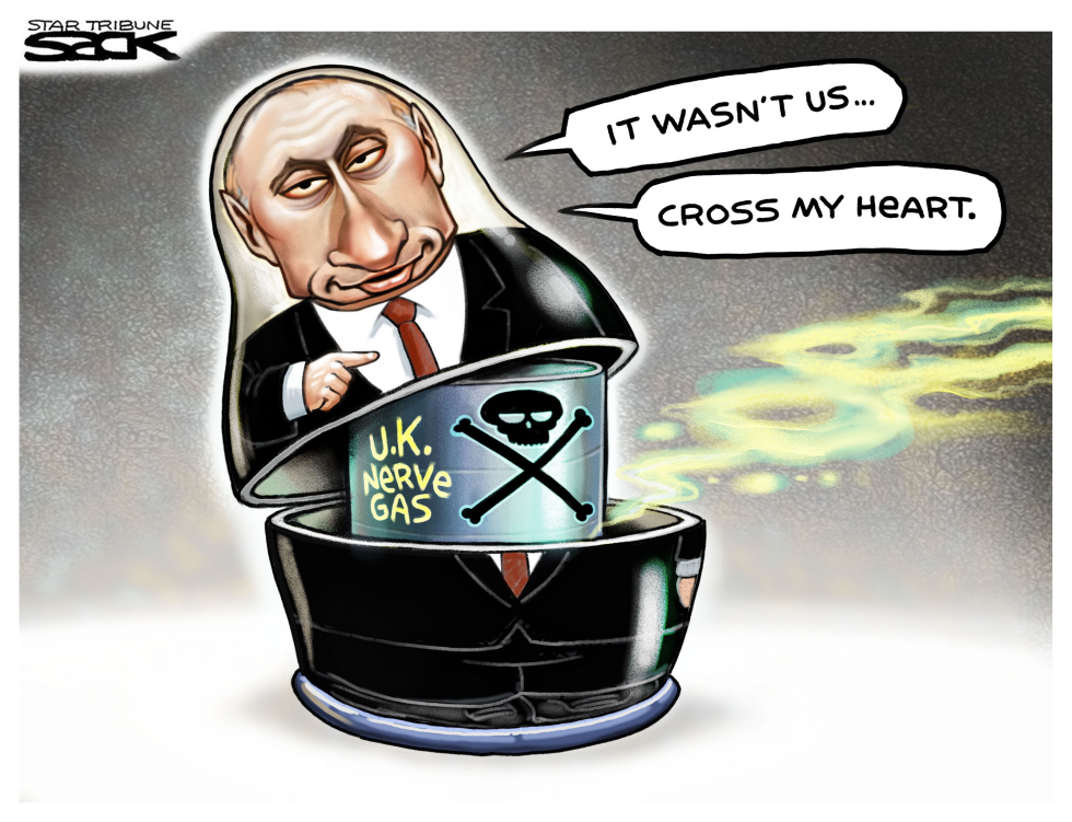  PUTIN POISON by Steve Sack