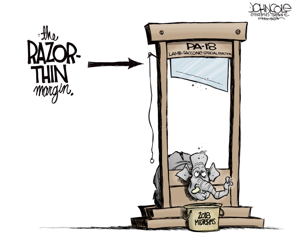 The razor thin margin