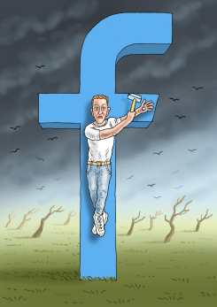 POOR ZUCKERBERG by Marian Kamensky