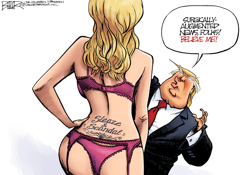  PORN PRESIDENT by Nate Beeler