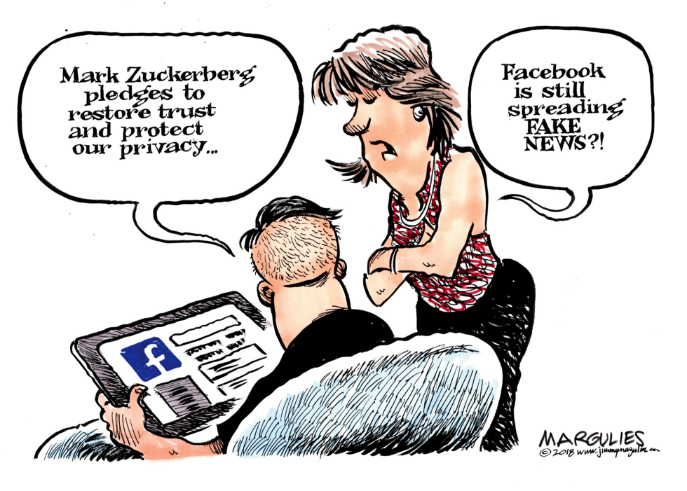 Mark Zuckerberg and Facebook color
