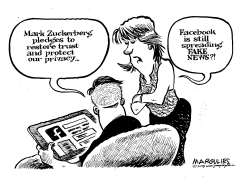 MARK ZUCKERBERG AND FACEBOOK by Jimmy Margulies