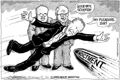 SCOOTER TAKES A BULLET by Monte Wolverton