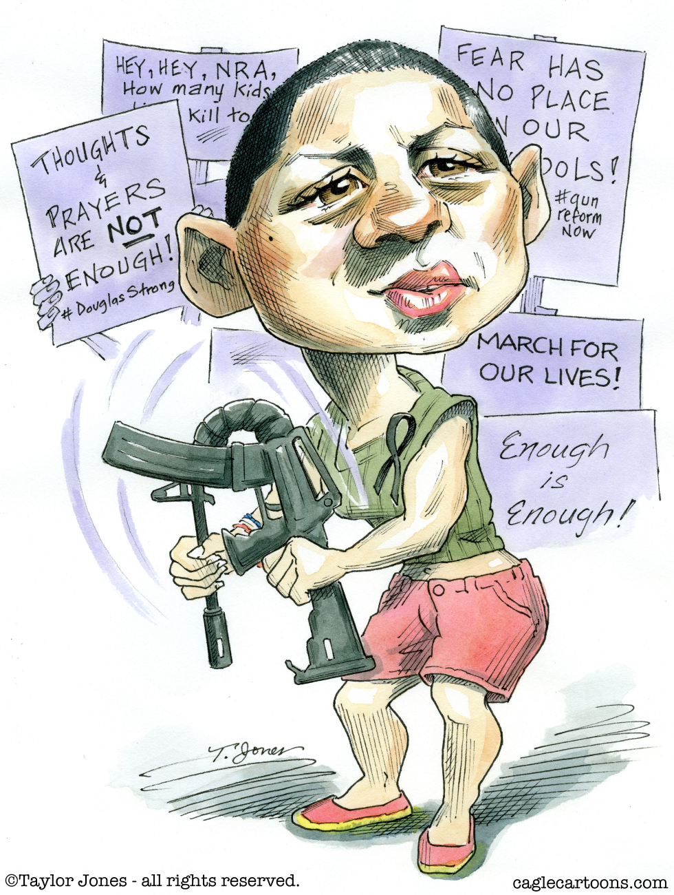 Student activist Emma Gonzalez - COLOR