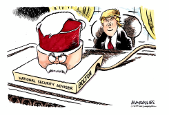 NATIONAL SECURITY ADVISER JOHN BOLTON by Jimmy Margulies