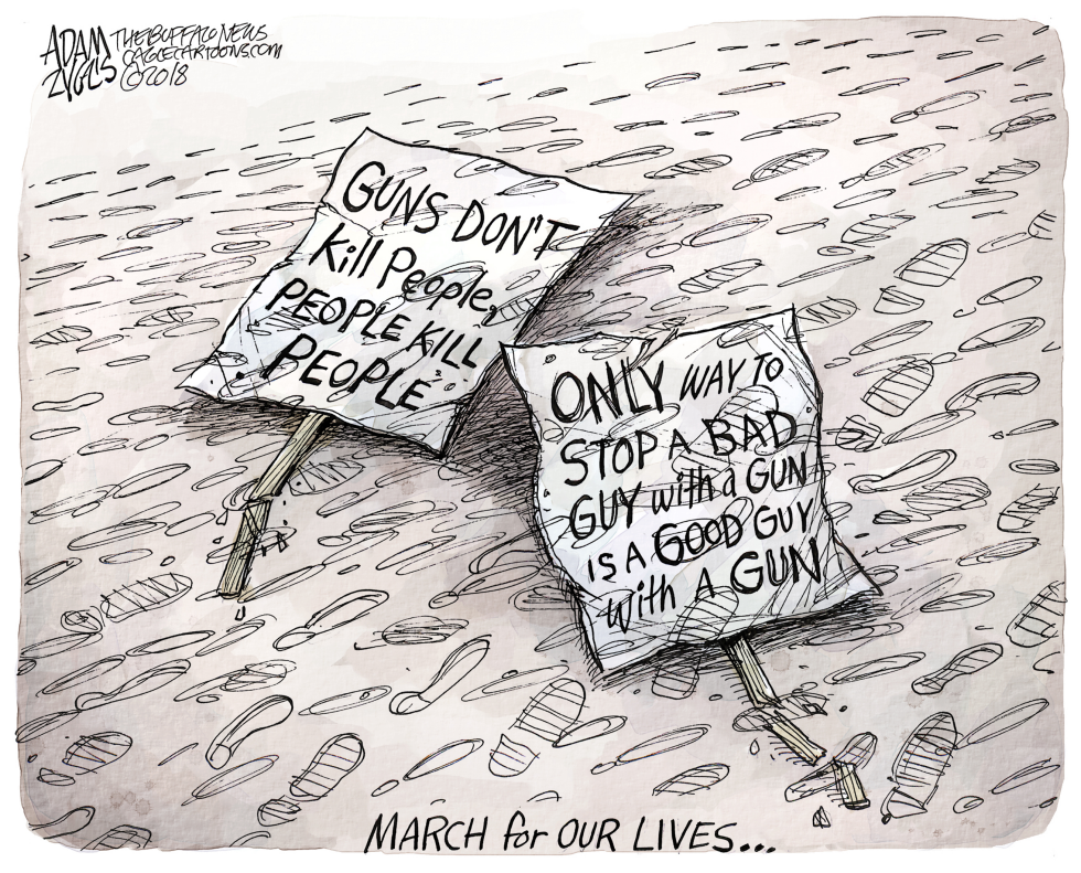  MARCH FOR OUR LIVES by Adam Zyglis