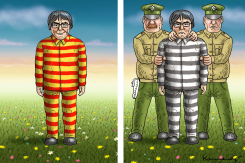 PUIGDEMONT ARRESTED by Marian Kamensky