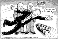 SCOOTER RECIBE UN BALA by Monte Wolverton