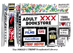 THE TRUMP PRESIDENTIAL LIBRARY  by Jimmy Margulies