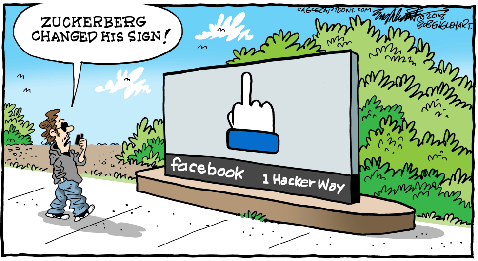  FACEBOOK by Bob Englehart