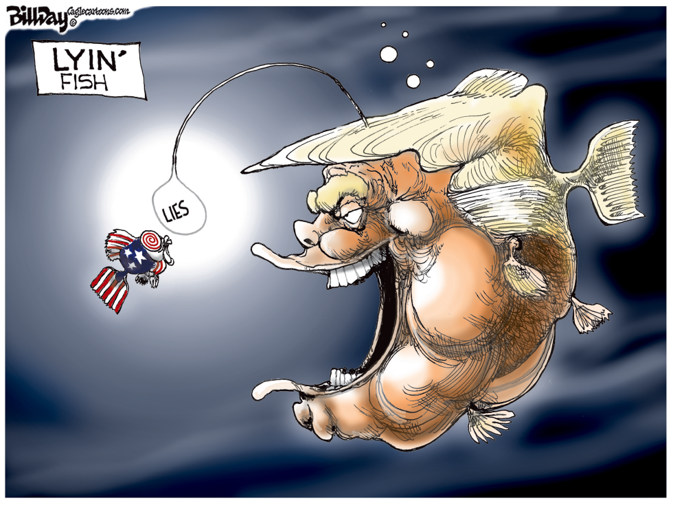  LYIN' FISH by Bill Day