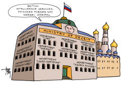 KREMLIN ACCUSES BRITAIN by Arend Van Dam