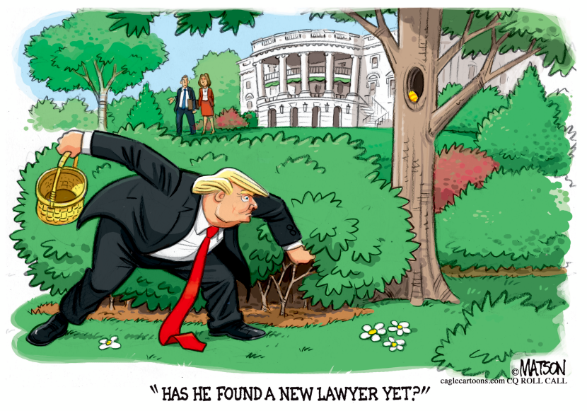 Trump Hunts For New Lawyer