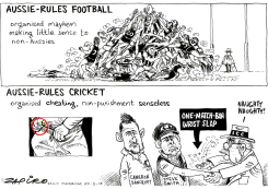 AUSSIE RULES by Zapiro