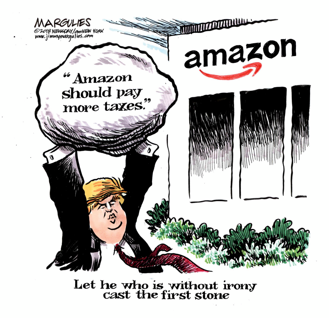 Trump and Amazon