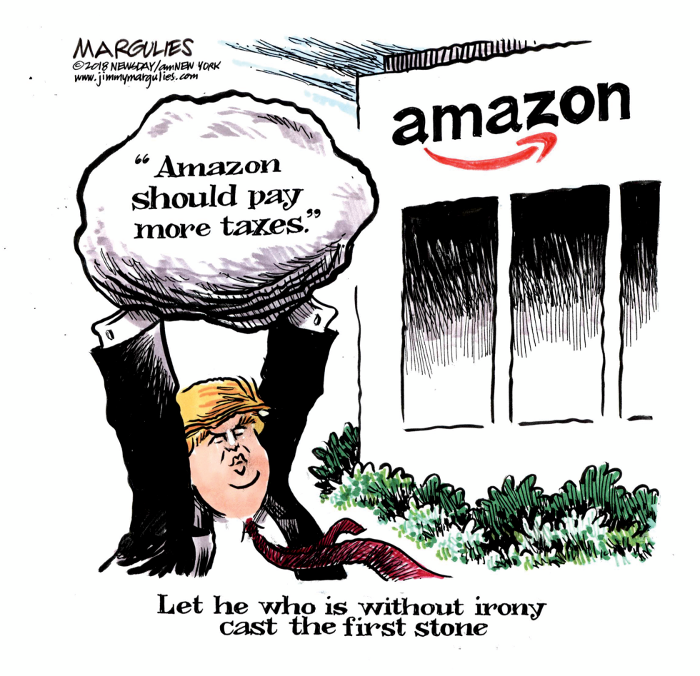 Trump and Amazon color