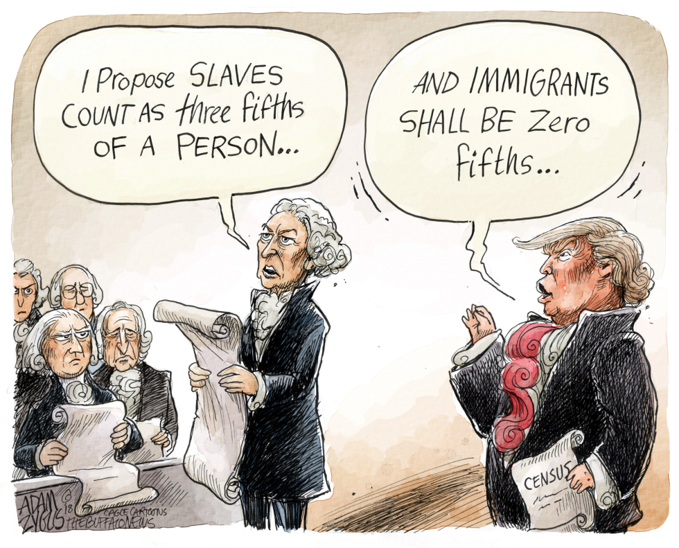  TRUMP CENSUS POLICY by Adam Zyglis