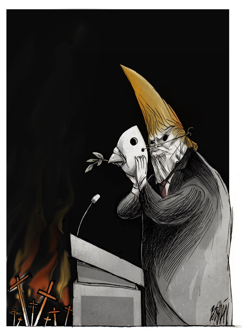 Under Trumps White Mask