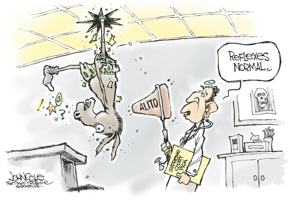 Alito and liberals -- color