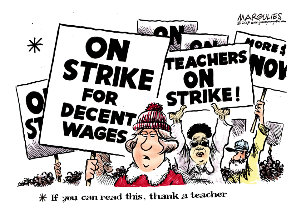 Teacher Strikes color