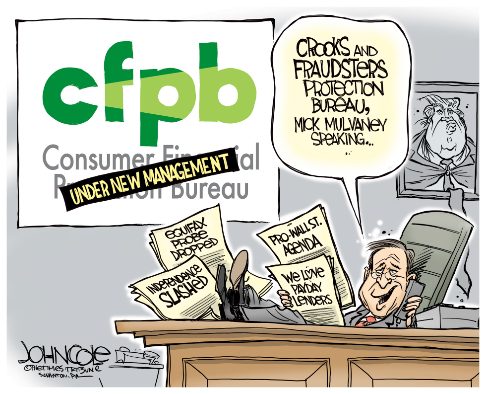  MULVANEY AND CFPB by John Cole