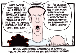 ZUCKERBERG CONTINUES TO APOLOGIZE by Ingrid Rice