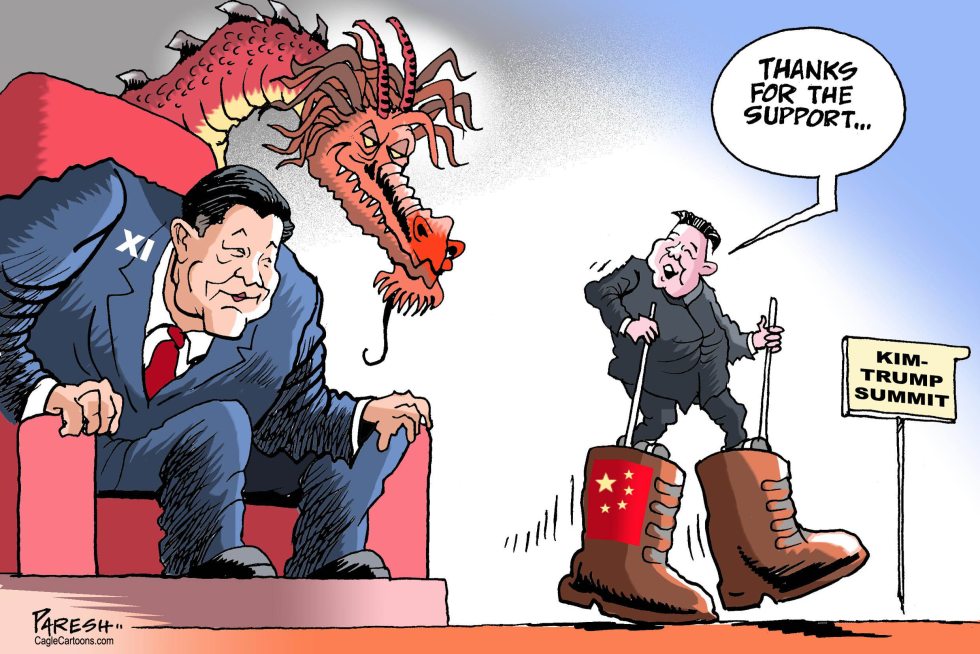 XI AND KIM by Paresh Nath