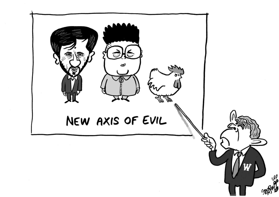  NEW AXIS OF EVIL by Stephane Peray