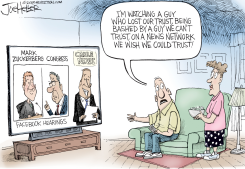 FACEBOOK HEARINGS by Joe Heller